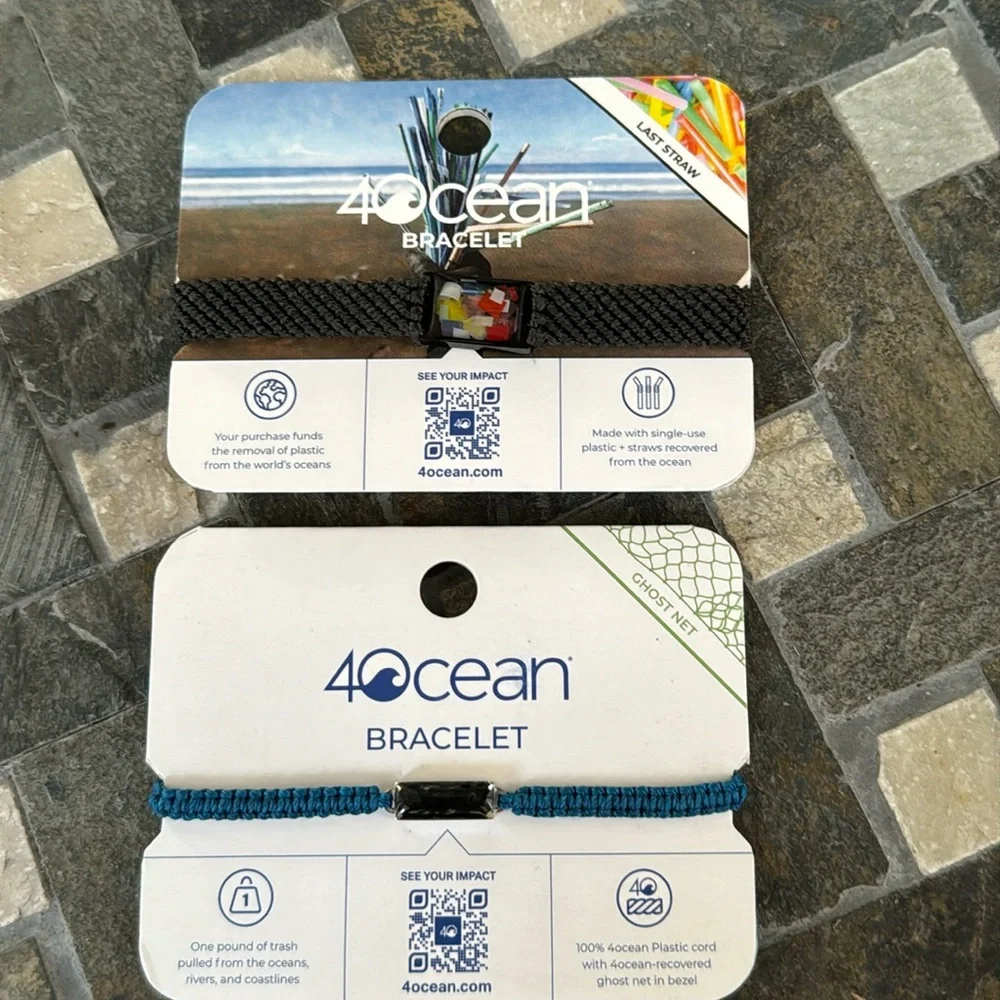 4Ocean Bracelets set of two - Picture 1 of 7